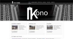 Desktop Screenshot of konoestructuras.com